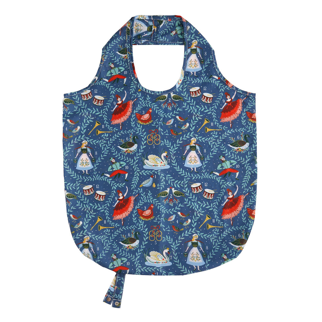 Ulster Weavers 12 Days of Christmas Packable Bag Green