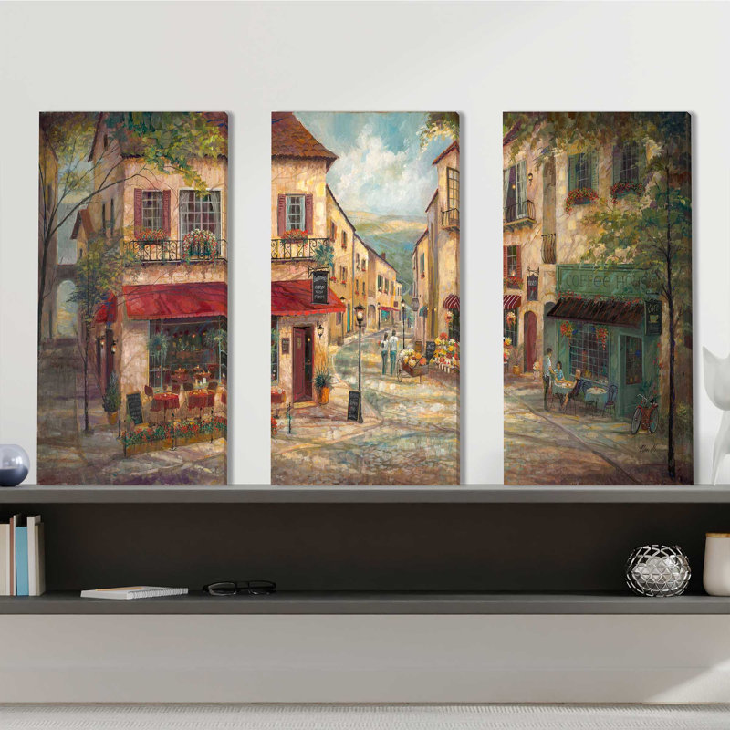 "Salvatores", ensemble de 3 impressions sur toile