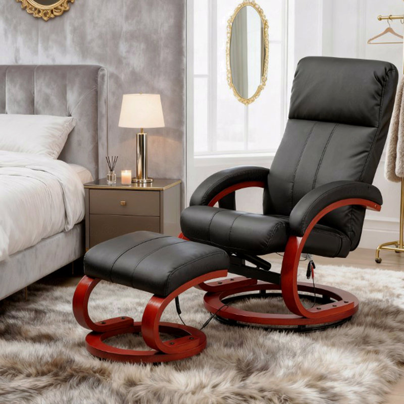 Fauteuil vibrant avec fonction inclinable avec télécommande, pour la maison et le bureau