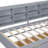 Wooden Twin Size Daybed With 2 Drawers, Daybed With Storage Shelf And USB Charging Ports,Grey(OLD SKU: N733S170510E)-2001197346
