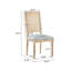 Ensemble de 2 chaises de salle à manger avec pieds cannelés-120974106-120974107