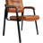 Office Guest Chair ,Faux Leather Seat Waiting Room Chair with Metal Frame, Reception Chair for Lobby-88659441