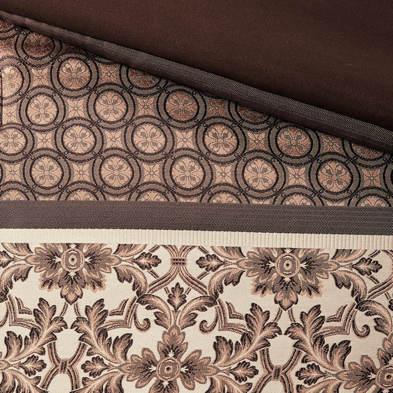 Édredon rouge 7 pièces - Motif et literie tendance