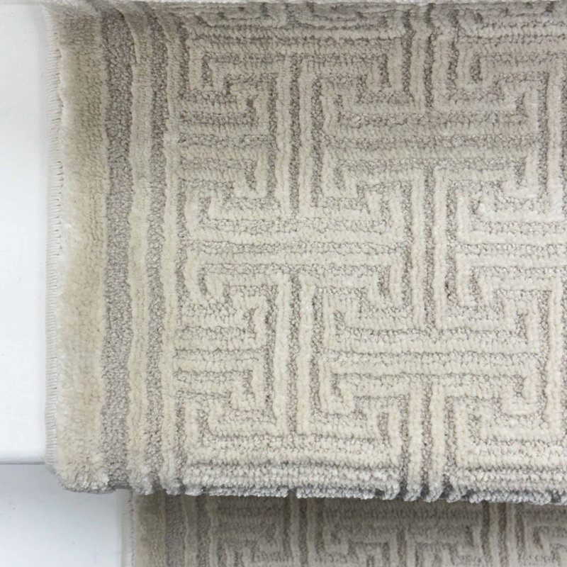 Stair Runner Geometric Area Rug, Runner 66 x 630 cm