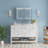  Vela 48" Fully Assembled Single Bathroom Vanity with Engineered Marble Top, Soft Closing and Splash Guard, White