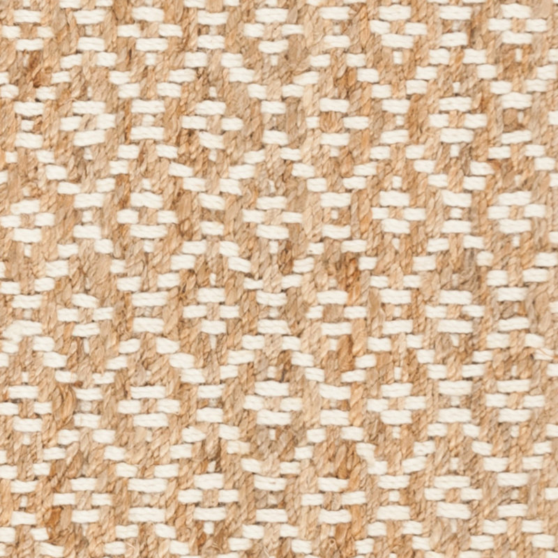 Nicholson Geometric Hand Woven Jute Rug , Square 9'