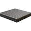 Panneaux muraux gris en faux bois 24 "X 3D - insonorisant pour un intérieur de salle de bain charmant