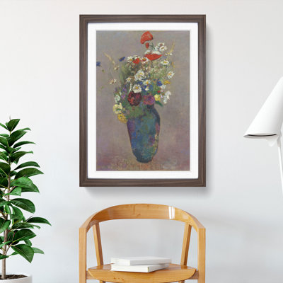 Vase of Flowers Vol.8 by Odilon Redon - Picture Frame Painting