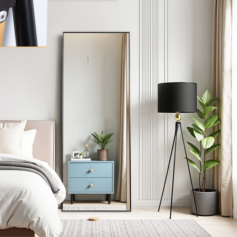 Miroir pleine longueur Gurganus, Noir