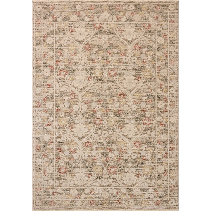 Loloi Clarisse Grey / Multi Area Rug, Rectangle 3'11" x 5'7"