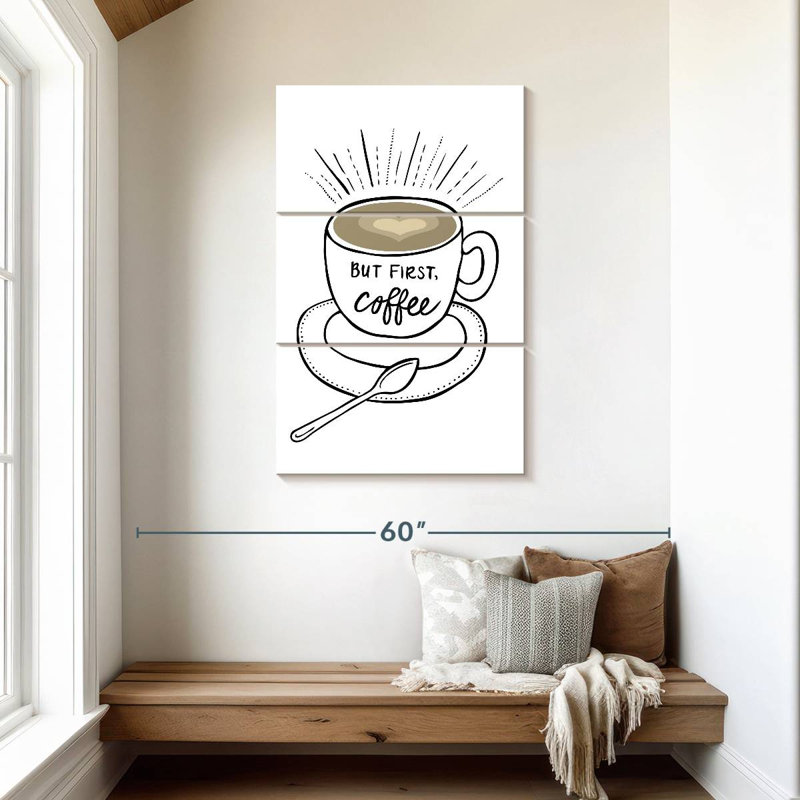 Tergel Coffee First, 45" H x 28" W