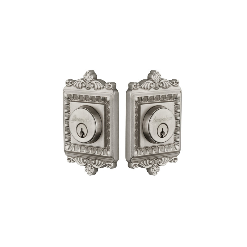 Windsor Double Cylinder Deadbolt, Satin Nickel