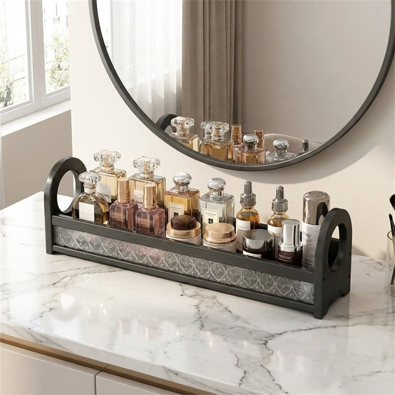 Organisateur de cosmétiques et de bijoux à un niveau de style bégonia, Tea