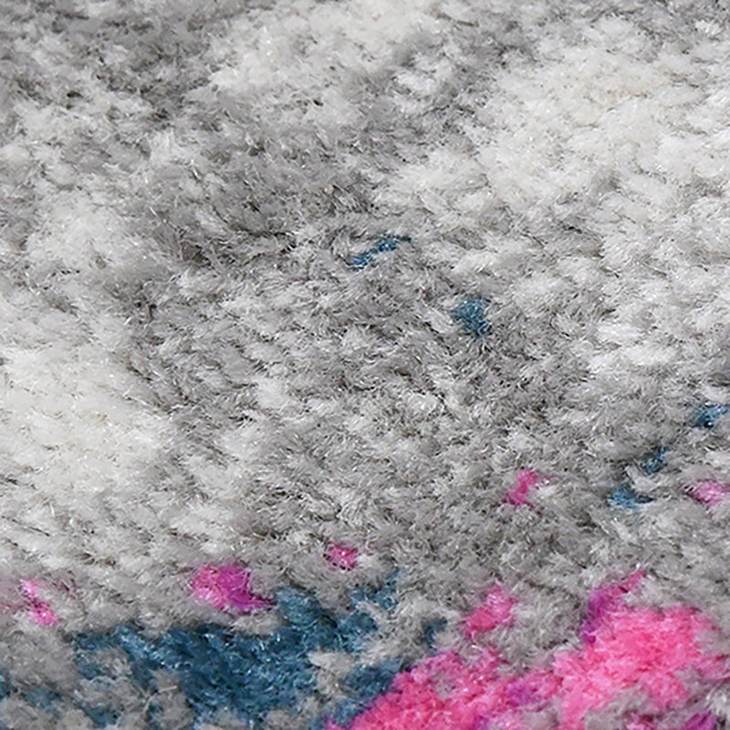 Isabelle Pink Rectangular Synthetic Bohemian Area Rug