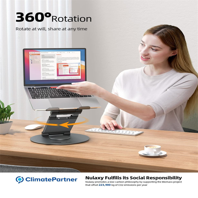 Metal Monitor Stand, Grey