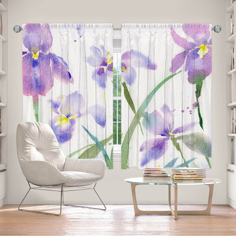 Paire de rideaux obscurcissant en polyester Erelah, L 40 po x L 52 po