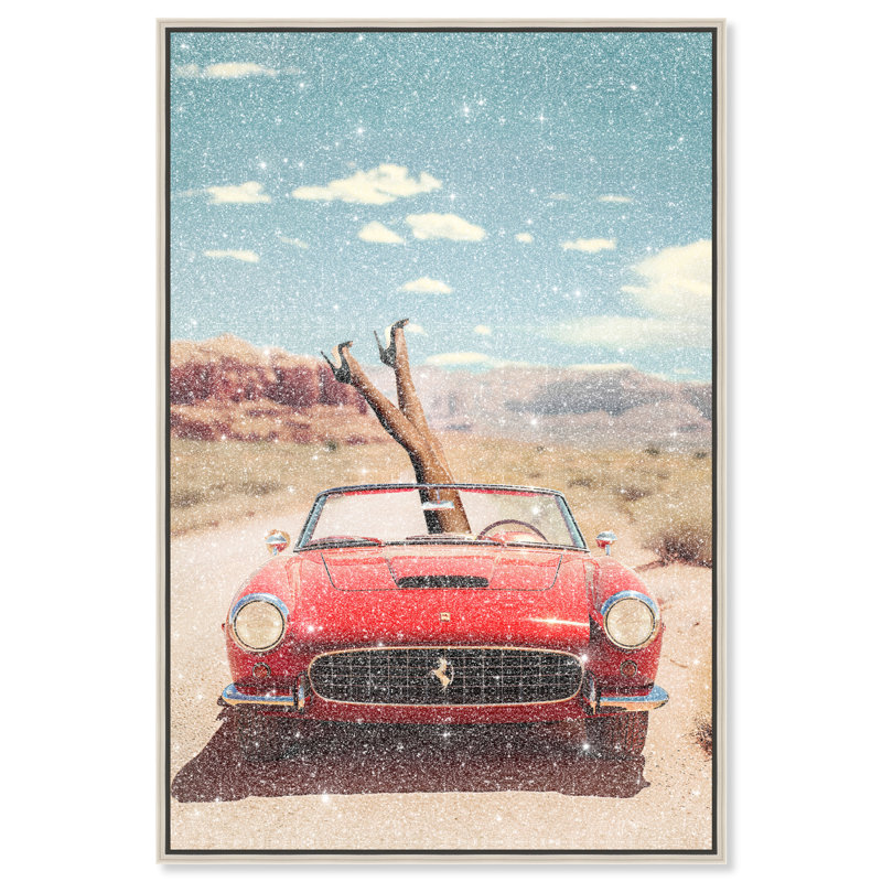 Route 66 Canvas Transportation Print by Oliver Gal, 15"H x 10"W, Canvas Unframed