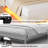 Floating Bed Frame, With RGB LED Lights And Charging Station-840872930-840872735