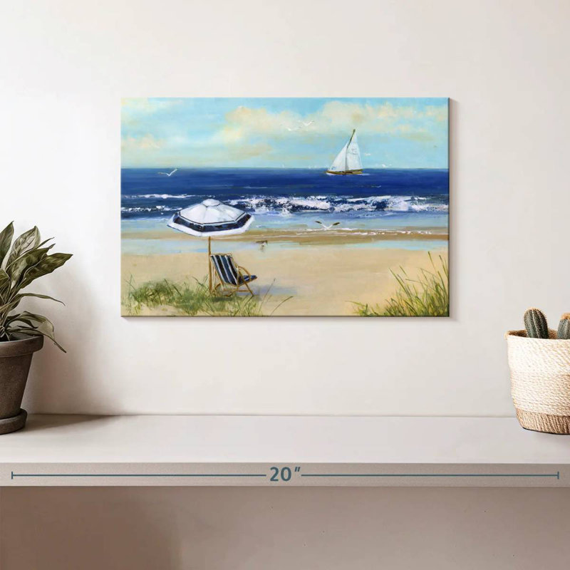 Alvord Azure Beach Life I, H 8 po x l 12 po