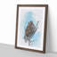 Hawk Perched in a Tree in Abstract - Picture Frame Graphic Art Print-55737809-55737817