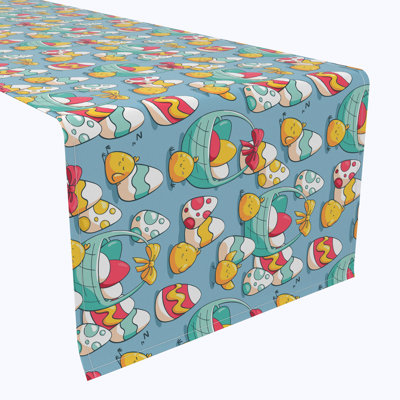 Hillside Avenue Geometric Easter Table Runner