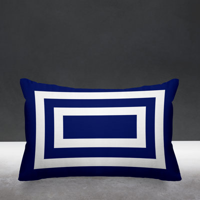 Burt Geometric Square Indoor/Outdoor Throw Pillow
