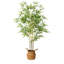 Plantes en bambou artificielles dans un panier Adcock, fausses plantes pour la décoration intérieure, faux arbres réalistes-837384646