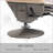 Recliner Chair, HOMCOM Manual PU Leather Swivel Recliner with 135° Recline, Cup Holder &amp; Storage | Charcoal Gray | Steel Frame