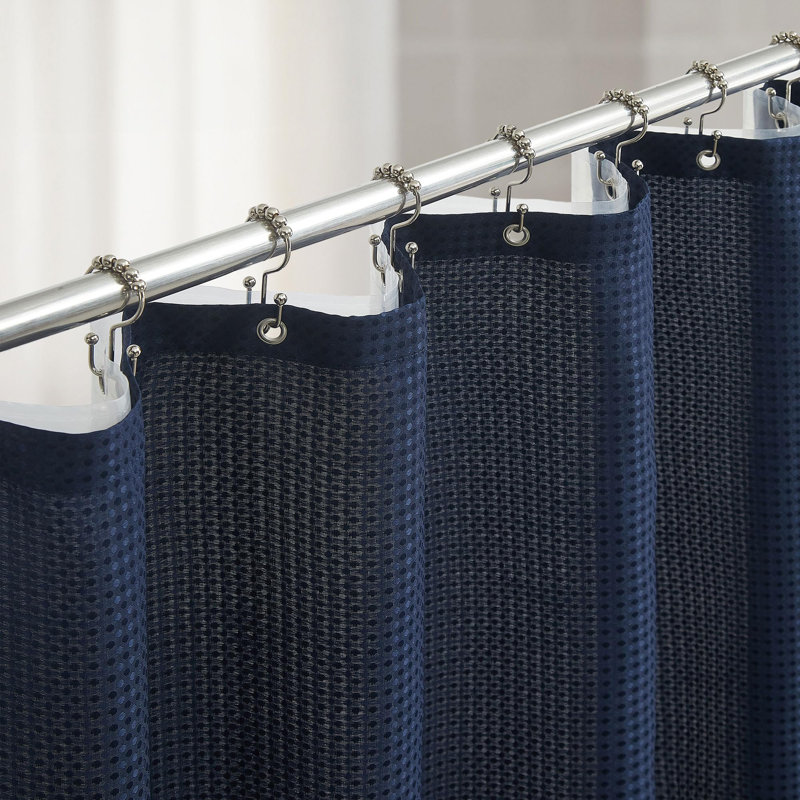 Rideau de douche, Bleu