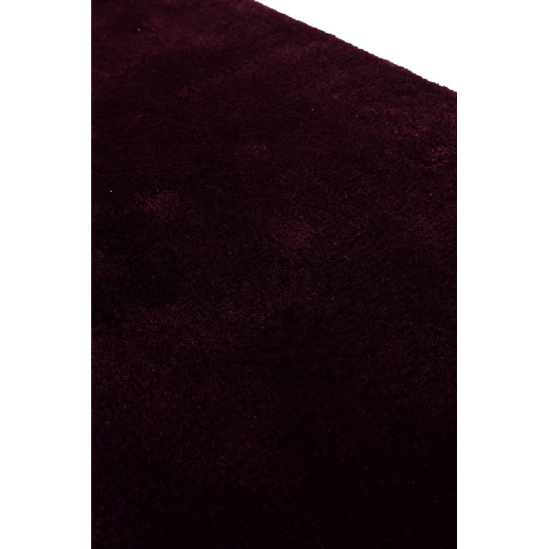 Margaretville Bath Rug, 1.18" H x 27.56" W x 47.24" L, Damson
