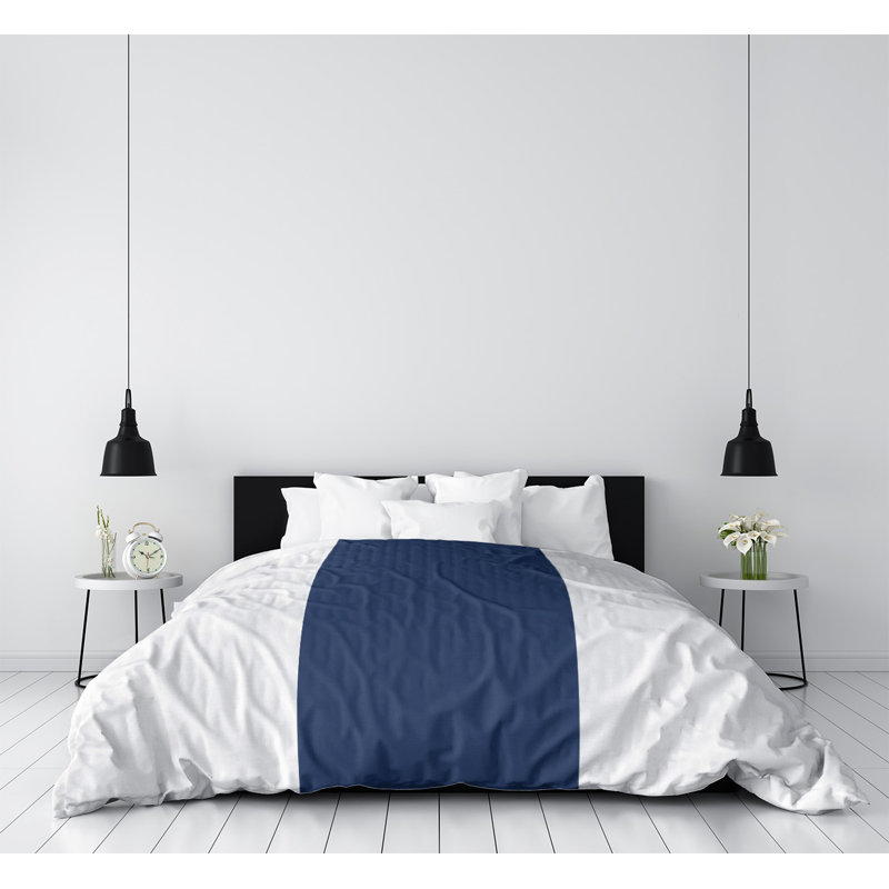 Housse de couette réversible simple baseball Detroit, Polyester brossé, Housse de couette pour lit simple