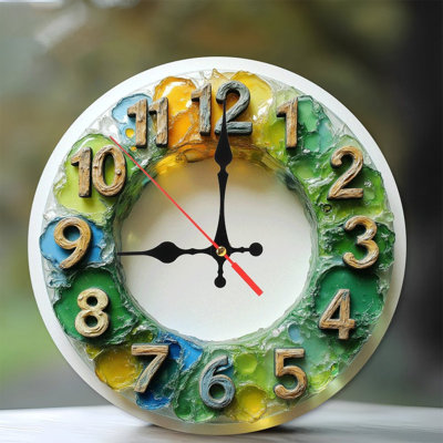 Horloge en résine