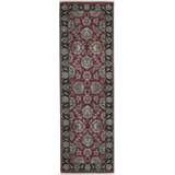 Mogul One-of-a-Kind Hand-Knotted High-Quality Green/Red/Black Runner