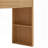 Nara Modern Japandi MDF Console Table With 3 Drawers, Fluted Detail, And Open Storage Niche-116100214