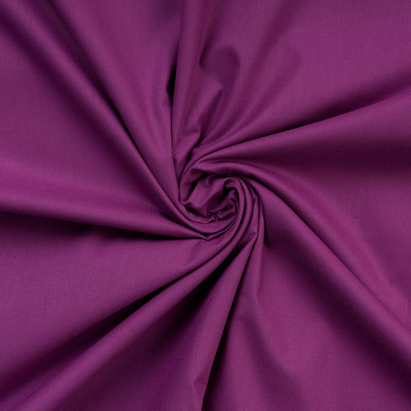100% Cotton Ranforce King Fitted Sheet, Purple | 76 x 80 + 11.8 Inches Deep | 155 Thread Count, Machine Washable at 86°F | Soft, Durable, and Breathable for Ultimate Comfort in Your Bedroom
