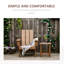 Chaise Adirondack de patio Outsunny (excluant la table)