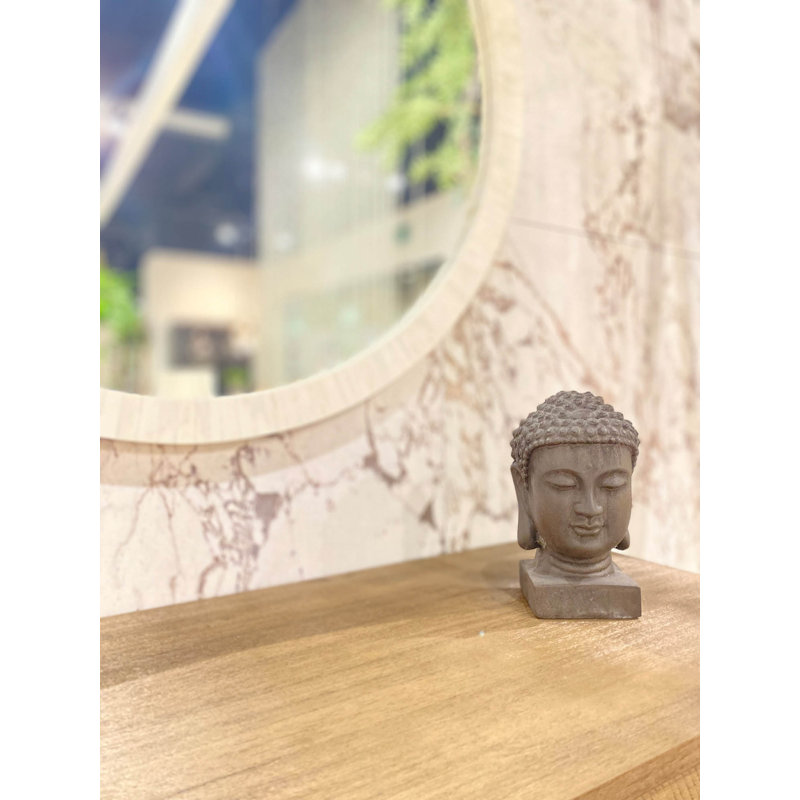 Tête de bouddha de 5 po Nanaimo, gris