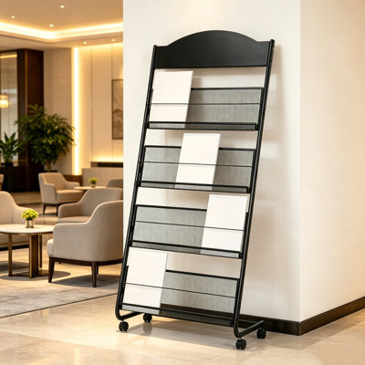 147cm H x 63cm W Iron Bookcase