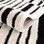 Tapis noir en polypropylène tissé à la machine Jdan