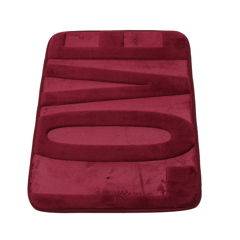 Almeera Non-Slip Bath Mat, Red
