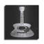  «Garage Band II Wb» par Mike Schick, art mural en métal, 24 po x 24 po-1801646375