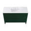 Meuble-lavabo autoportant Cascade 48 po en chêne vert avec comptoir à 3 trous-121974696-121974697