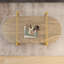 Oval Shaped Glass Coffee Table Modern Design-864455995
