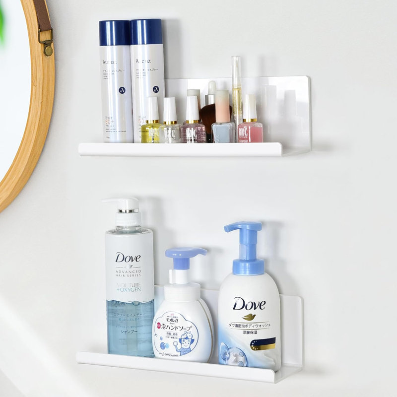 Toski Wall Shelf Black, Blue