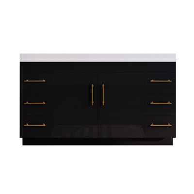 Ensemble de meuble-lavabo simple 60 "Spring