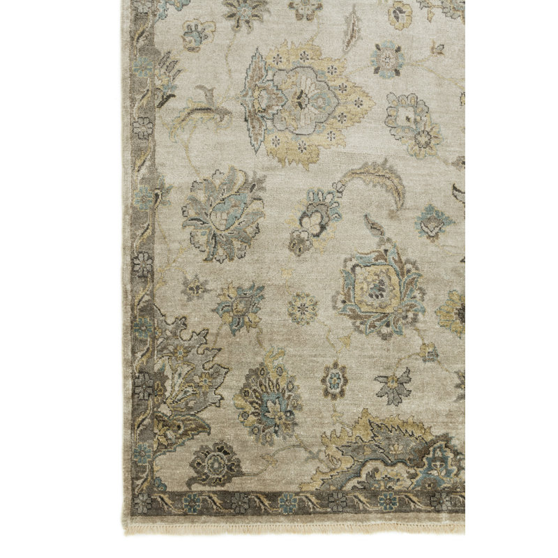 Silk Oriental Area Rug, Rectangle 12' x 18'