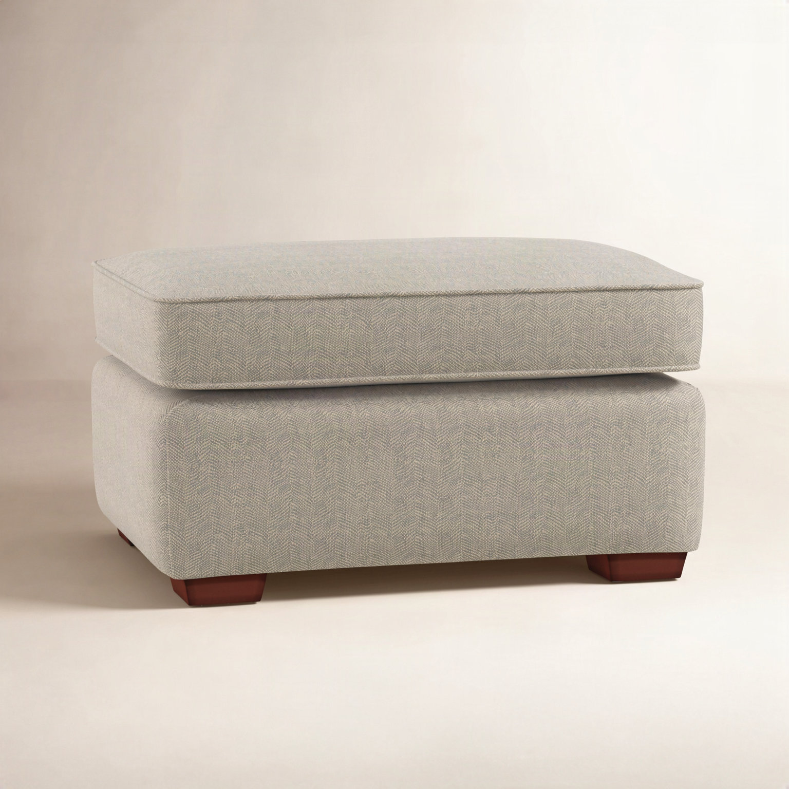 Keaton 31" Ottoman, Beantown 21 Taupe Performance Chenille