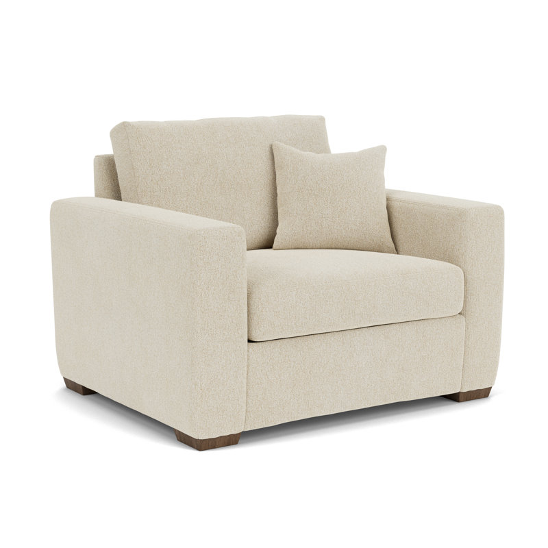 Chair And A Half, White Polypropylene/Olefin