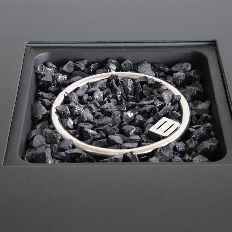 Steel Outdoor Fire Pit Table with Lid