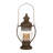 Metal Decorative Brown Indoor Outdoor Candle Lantern with Handle